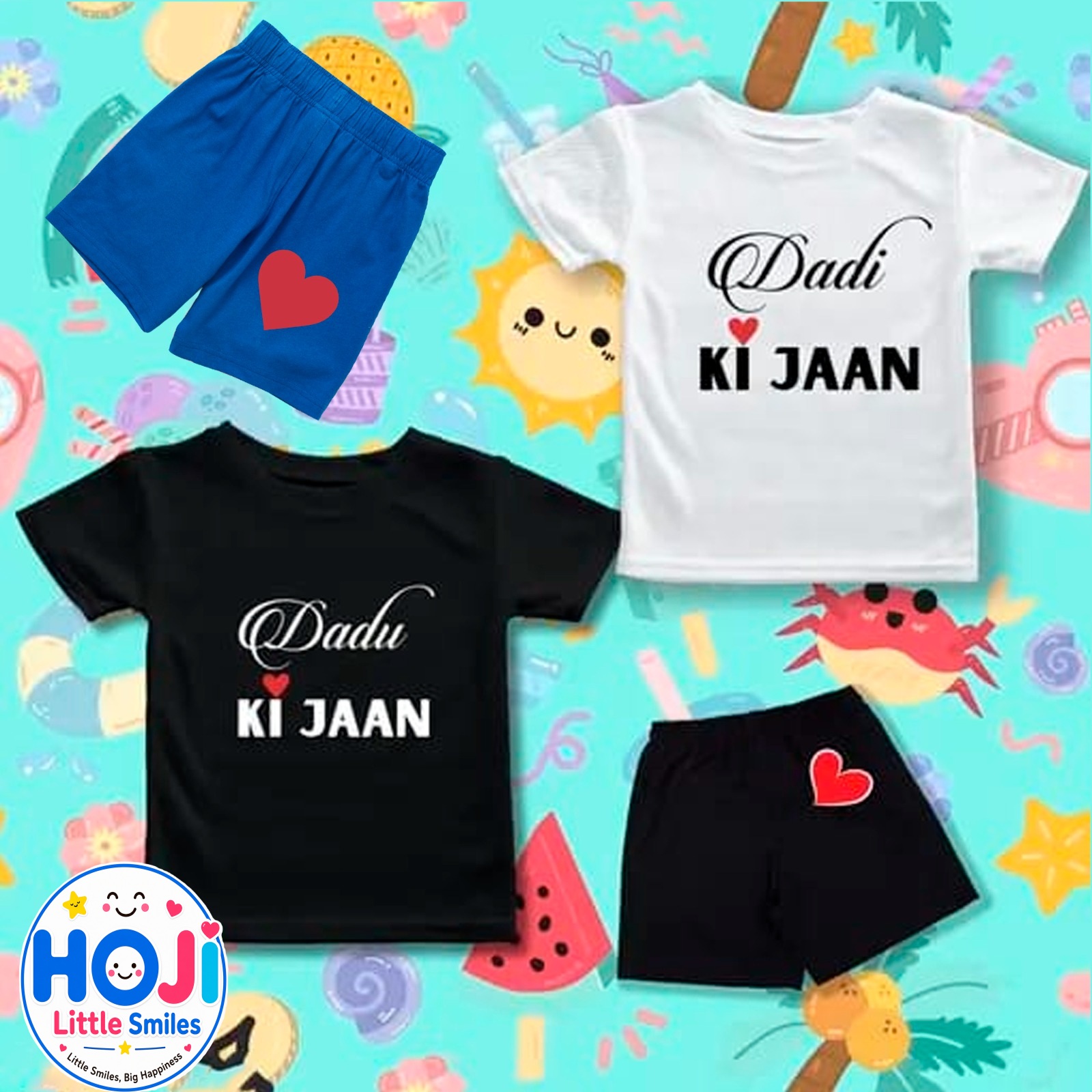 2(two) Set Kids T-Shirt & Shorts