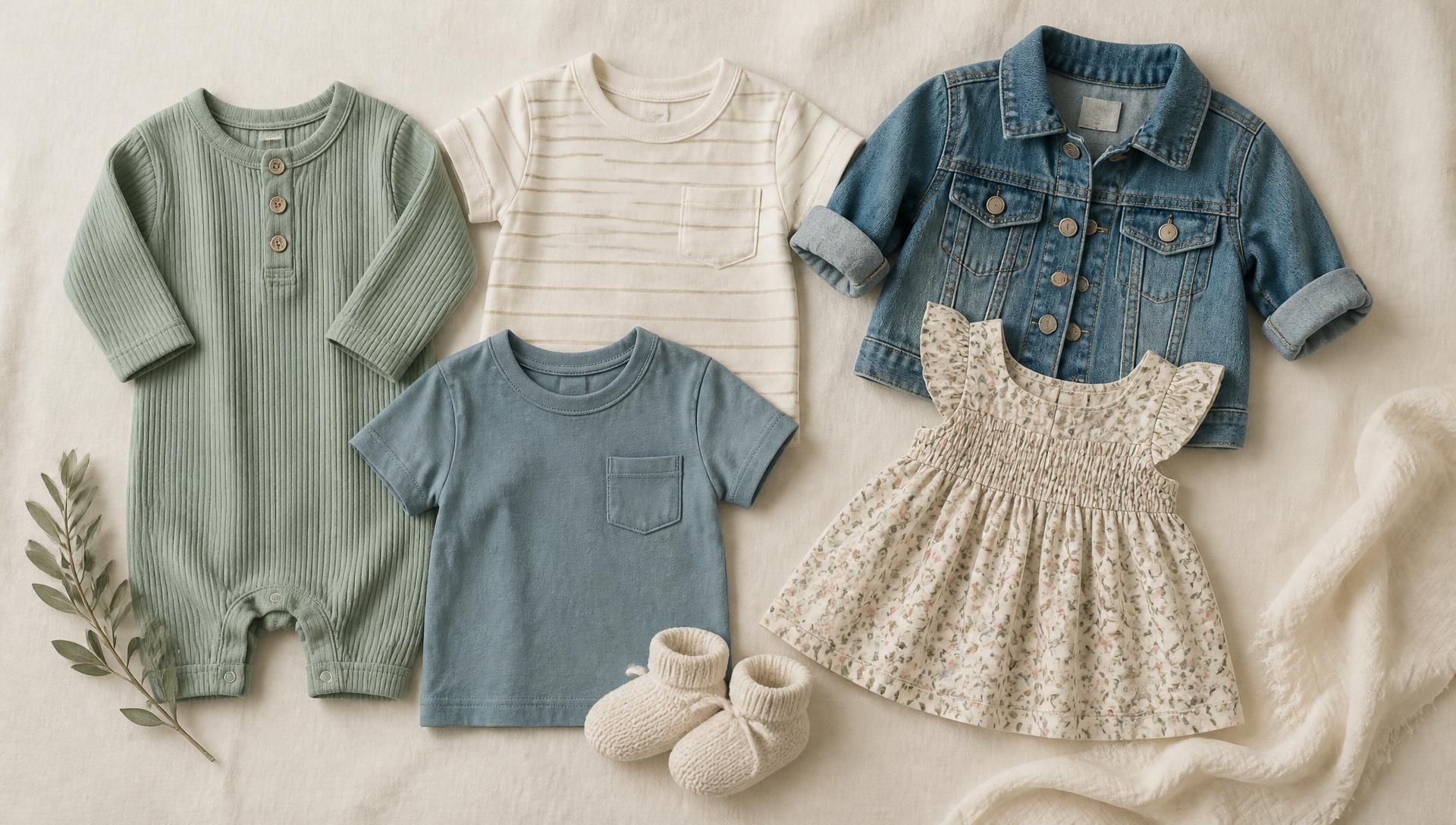 Premium HOJIS family clothing flat lay