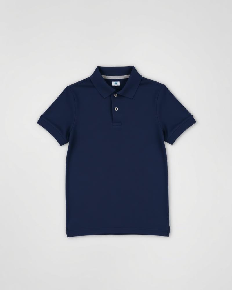 Navy boys polo shirt