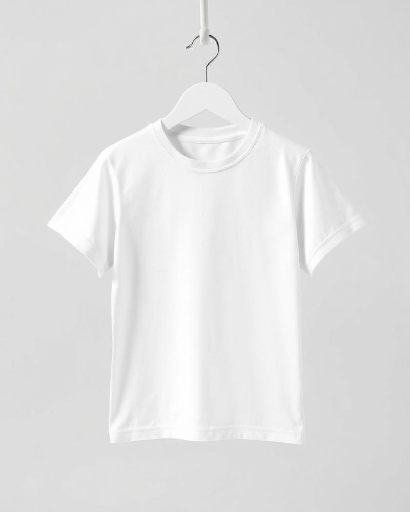 Premium cotton kids t-shirt in white